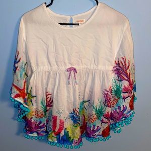 Cat and jack beach cover up size 7/8